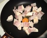 フライパン一つdeベーコンエッグパン作り方5写真