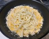中華風カルボナーラうどん作り方4写真