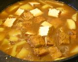 ■厚揚げ・じゃが芋・豚ひき肉のみそ煮■作り方4写真