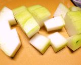冷たい冬瓜とわかめのサッパリ梅煮作り方1写真