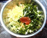 梅風味の作り置き冷凍用餃子作り方1写真