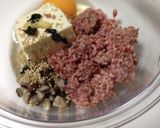 豆腐入りつくねの磯部焼き作り方1写真