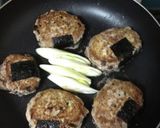 豆腐入りつくねの磯部焼き作り方3写真