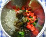 夏に!★心太・もずく酢・夏野菜のサラダ作り方4写真