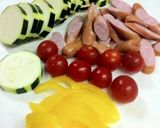 夏野菜の簡単カレーパンキッシュ☆作り方2写真