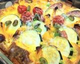 夏野菜の簡単カレーパンキッシュ☆作り方7写真
