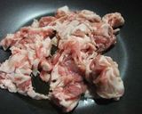 豚肉とナスの梅しょう油炒め作り方3写真