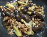 豚肉とナスの梅しょう油炒め作り方6写真