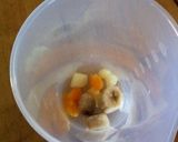 バナナのミックスジュース作り方1写真