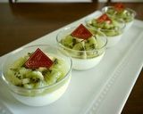 爽やかキウイを乗せたクリームババロア♪作り方6写真