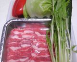 豚ばら肉のカレーソース炒め（サラダ風）作り方1写真