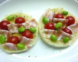 生ハムとトマトのバジルトースト作り方3写真