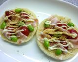 生ハムとトマトのバジルトースト作り方4写真