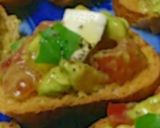 ｱﾎﾞｶﾞﾄﾞﾄﾏﾄのブルスケッタ作り方3写真