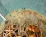 ヘルシー♫納豆＆豆乳のなめらかスープ作り方7写真
