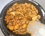 具沢山ミートソース♪落とし卵スキレット作り方4写真