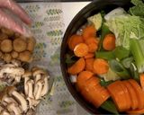 野菜たっぷり！とり野菜みその絶品鍋作り方4写真