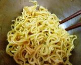 セロリの味噌焼きそば作り方1写真