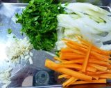 セロリの味噌焼きそば作り方2写真