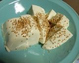 すりごまとお塩でいただく冷たいやっこ豆腐作り方2写真