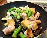 鶏モモ肉と厚揚げのピリ辛味噌タレ炒め♪作り方11写真