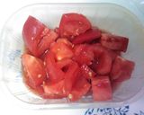 ひんやり洋風茶碗蒸し塩トマトがけ作り方1写真