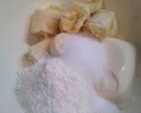 簡単バナナ&ブルーベリー&お豆腐ケーキ♪作り方1写真
