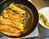 イワシのお好み焼き風作り方9写真