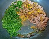 ひき肉とパセリの炊き込みご飯カレー風味♪作り方5写真