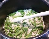厚揚げとサヤインゲンのそぼろ味噌煮作り方2写真