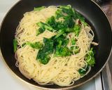 菜の花とアンチョビのパスタ作り方8写真