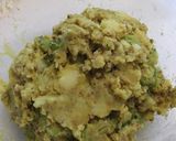 夏はゴーヤ入りコロッケ☆カレー味作り方4写真