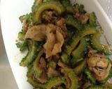 ゴーヤと豚肉の甘辛味噌炒め作り方7写真