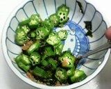 さっぱり味♫オクラの梅ワカメ和え作り方6写真
