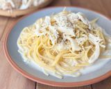 簡単♪白舞茸のクリームパスタ／ワンポット作り方5写真