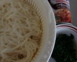 モロヘイヤとミートソースでそうめんを！！作り方2写真