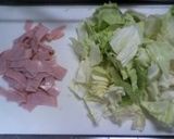 キャベツのにんにくバター作り方1写真