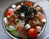 生ハムとクリチのハーブ塩レモン丼作り方6写真