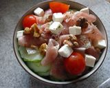 生ハムとクリチのハーブ塩レモン丼作り方5写真