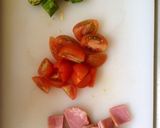 鰹節たっぷり*夏野菜とベーコンの素麺作り方1写真