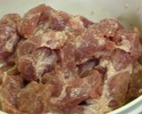 ■スナップエンドウと豚肉のピリ辛味噌炒め作り方1写真