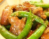 ■スナップエンドウと豚肉のピリ辛味噌炒め作り方7写真
