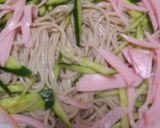 流水麺で冷やし豆腐・トマトそば作り方7写真