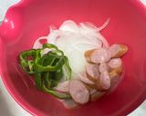業スー18円太焼きそばでご馳走ナポリタン作り方1写真