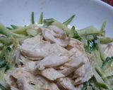 初心者ｻﾝ向けバンバンジー風作り方8写真