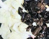 木耳と豚ロースとキャベツと卵の炒め作り方5写真