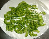 ゴーヤの豆腐とトマトの梅おかか和え♪作り方1写真