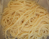 夏季限定☆桃と生ハムとトマトの冷製パスタ作り方7写真