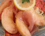 夏季限定☆桃と生ハムとトマトの冷製パスタ作り方9写真