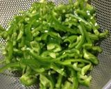 ピーマンとしらたきのカレー炒め2012夏作り方1写真